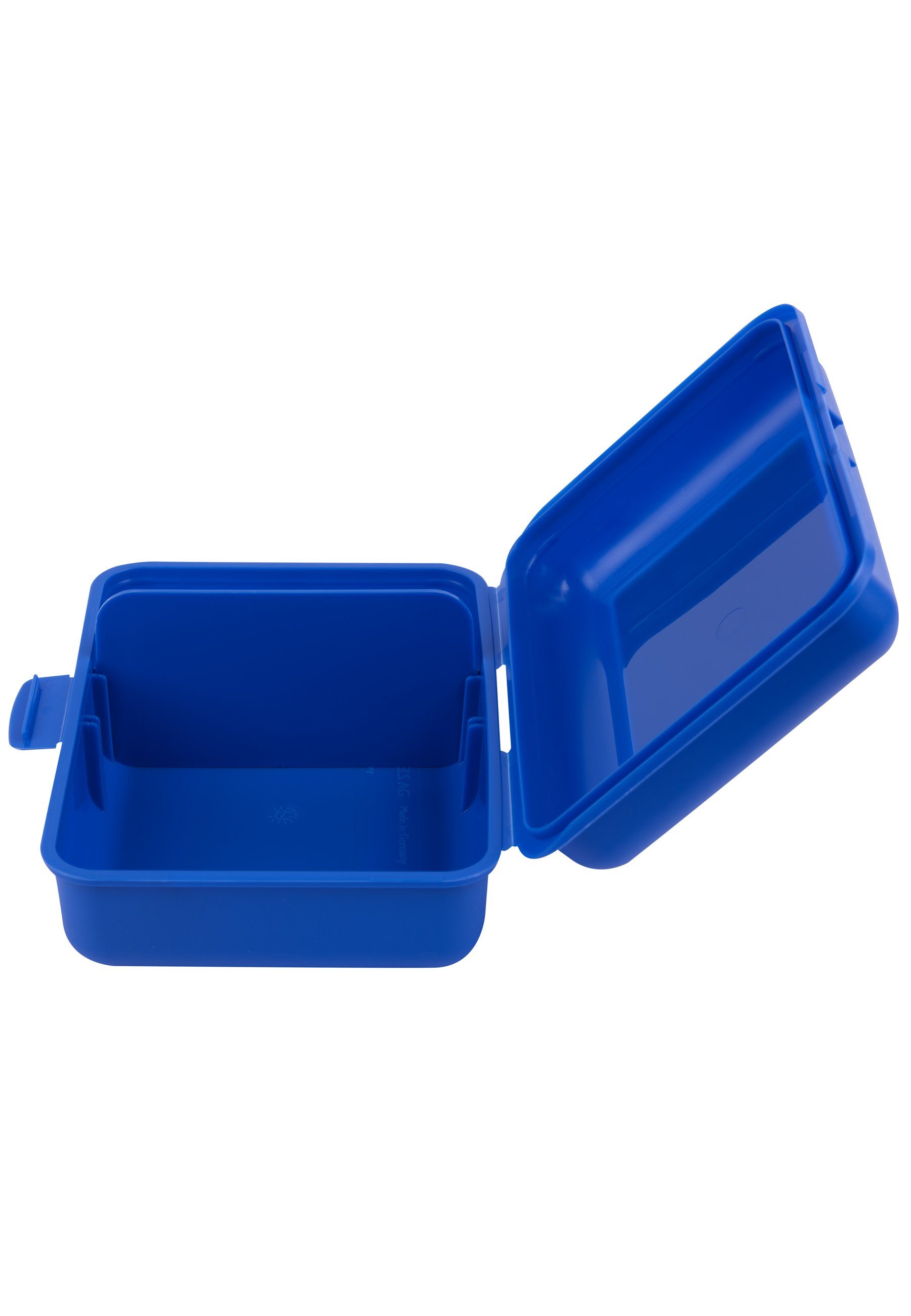 United Labels® mit - - Trennwand Lunchbox Speed Blau, Lunchbox Brotdose Wheels Hot (PP) Club Kunststoff