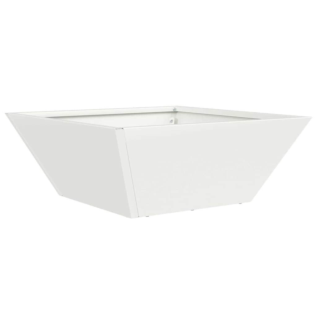 vidaXL Blumentopf Garten Schüssel Pflanzer Weiß günstig online kaufen