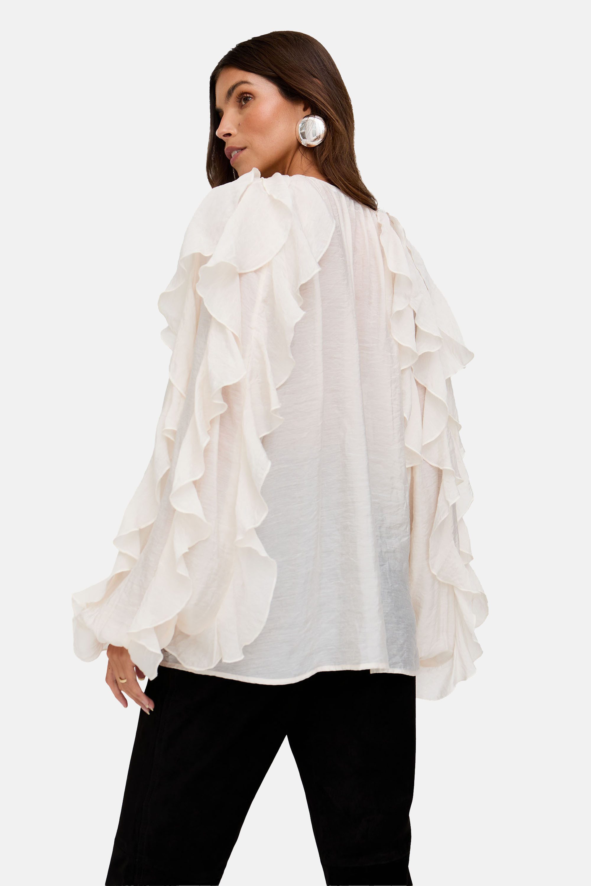 Lily and Lionel Hemdbluse Sophie All Over Ruffle Blouse Damen