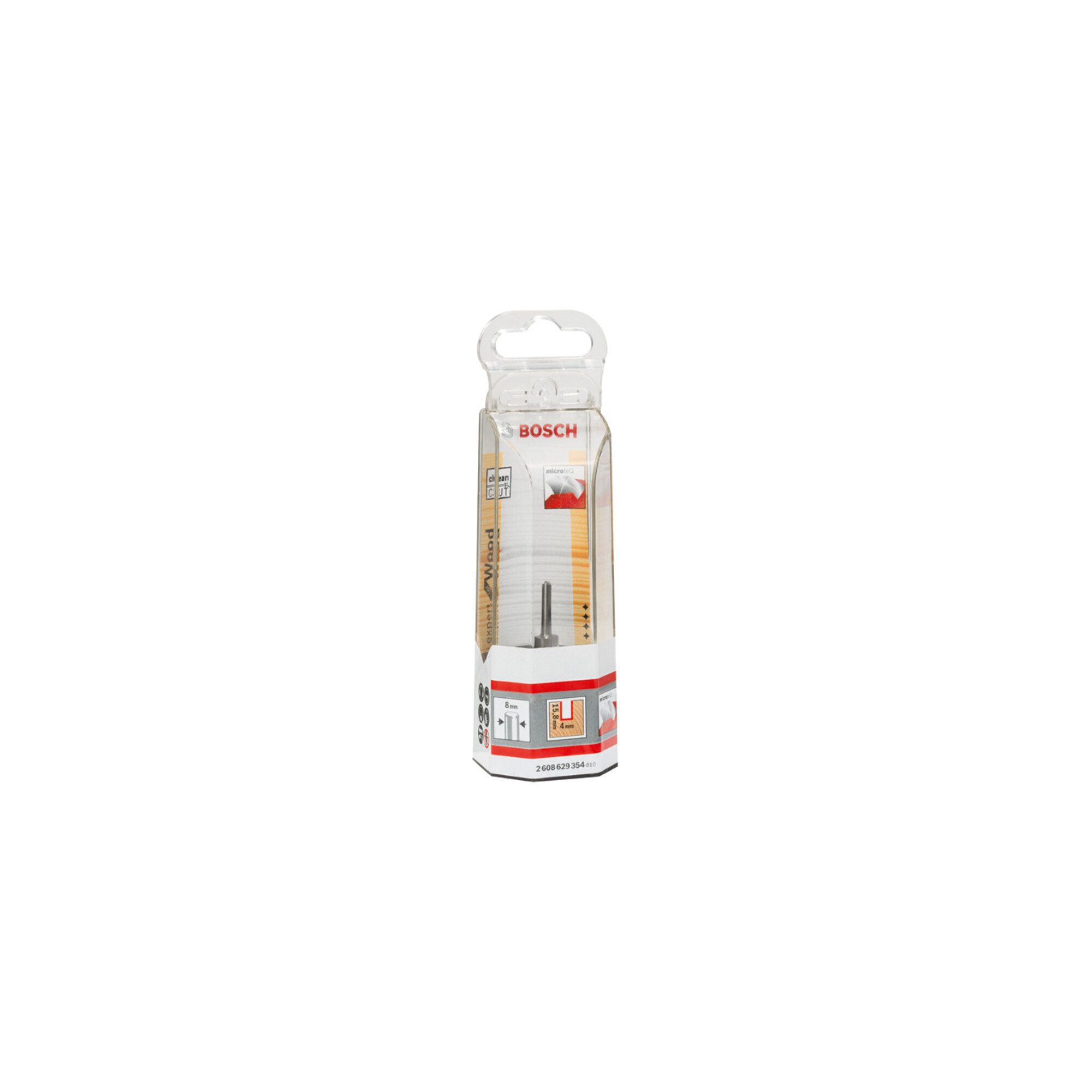 Bosch Professional Holz-Nutfräser Bosch Nutfräser Vollhartmetall Expert for Wood 8 mm D1 4 mm L 15,8 mm