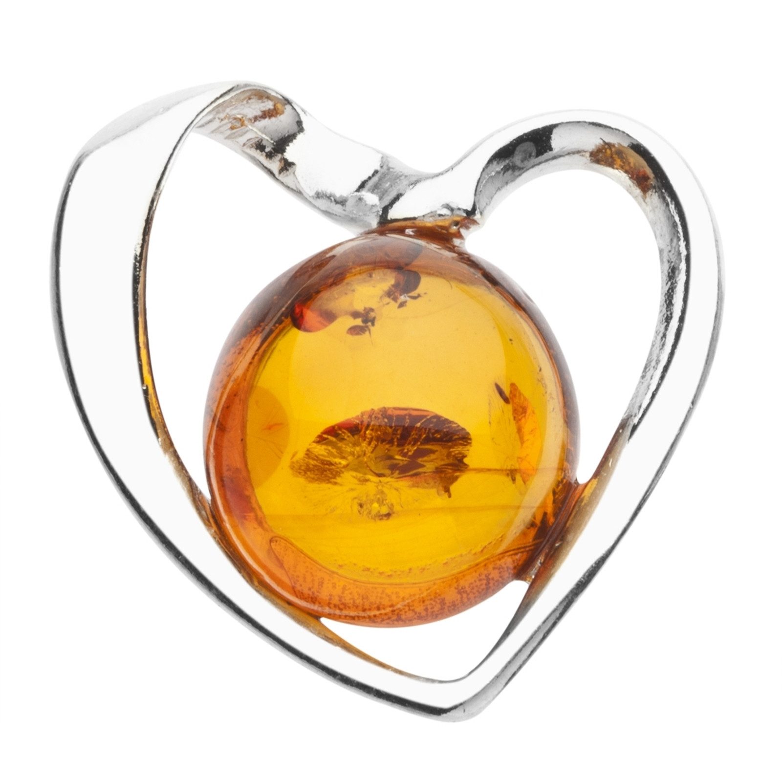 OSTSEE-SCHMUCK Kettenanhänger Ostsee-Schmuck Anhänger Gleiter-Herz Anhänger günstig online kaufen