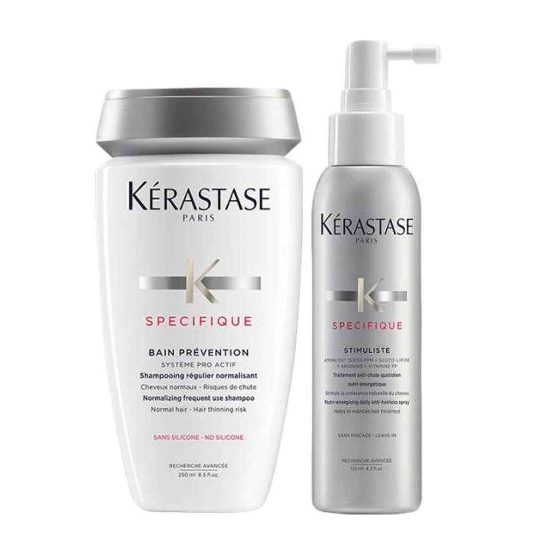 Kérastase Haarpflege-Set Kérastase Spécifique Set Shampoo Spray Anti Haarausfall, 2-tlg., reichhaltig
