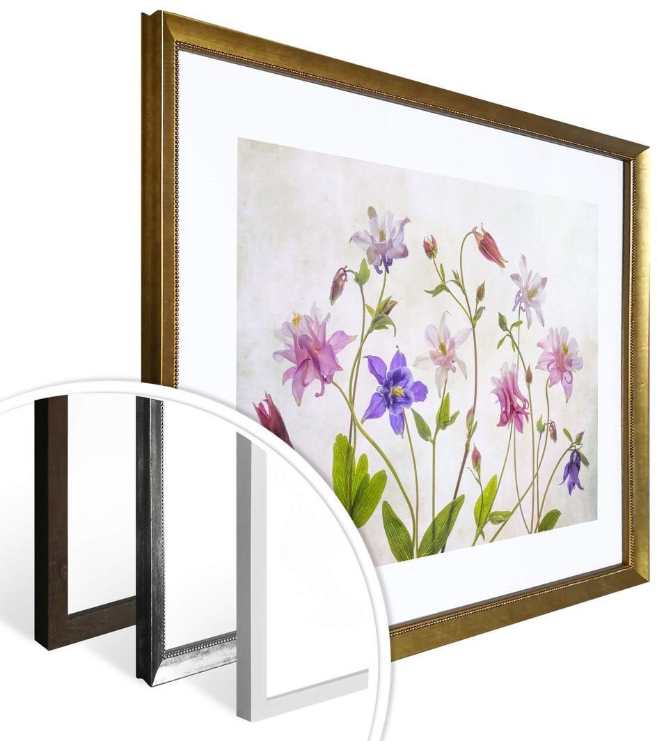 Wall-Art St) Poster Schriftzug Bouquet, (1