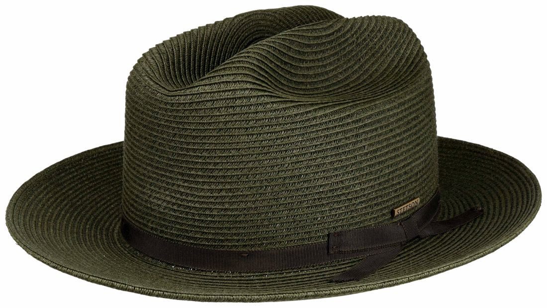 Stetson Strohhut Westerhut aus Toyo mit UPF 40+ und dezentem Ripsband
