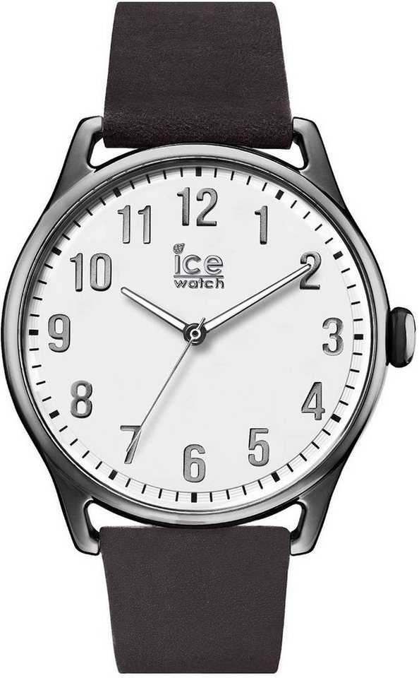 ice-watch Quarzuhr ICE time Dark brown White, Ice-Watch 013044