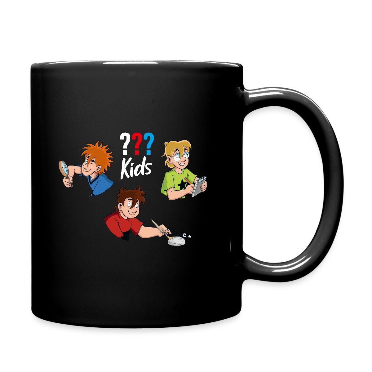 Spreadshirt Tasse Die Drei Fragezeichen Kids Detektive Tasse Einfarbig, Keramik