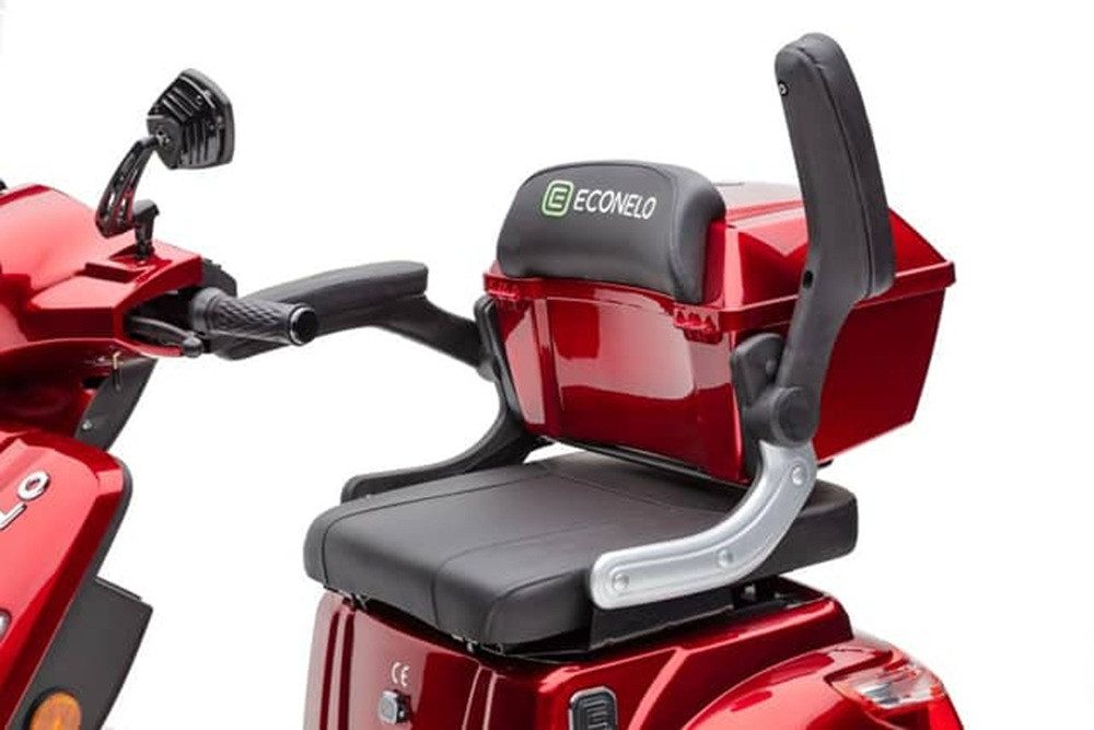 ECONELO Elektromobil Seniorenmobil Lithium-Akku, Reichweite 40 km, 1000 Watt Motor, bis 25 km/h