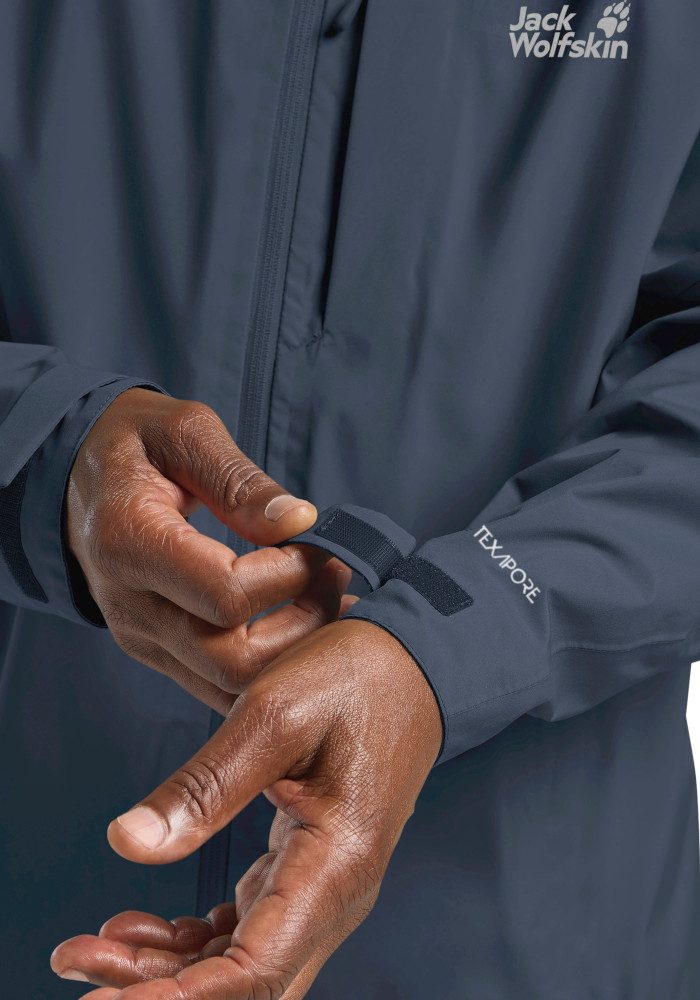 Jack Wolfskin Funktionsjacke TEMPEST 2L JKT M Wetterschutzjacke, wasser-und winddicht, atmungsaktiv