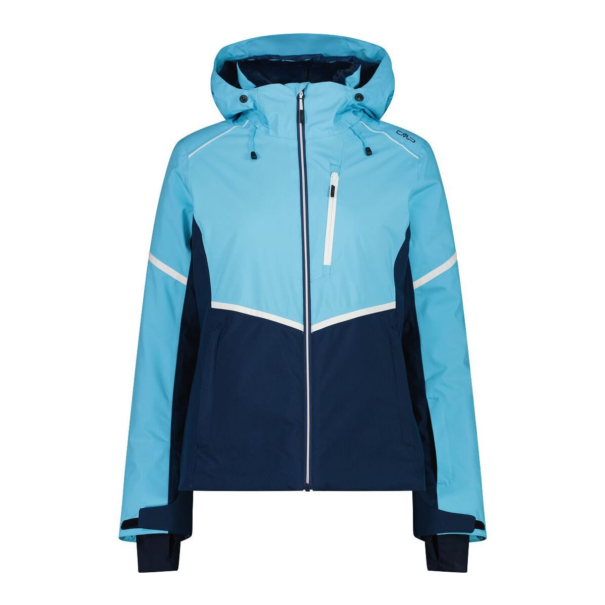 CMP Skijacke Woman Ski Jacket FIX Hood Perfekte Skijacke für Damen mit hoher Atmungsaktivität, wasser- und