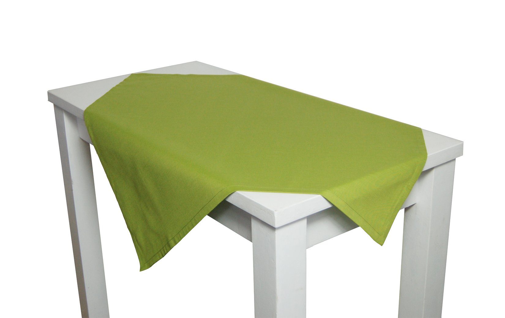 beties Mitteldecke Farbenspiel (1-tlg), Tischdecke ca. 80x80 cm fröhliche Uni-Farben - Das Leben wird bunt Grün