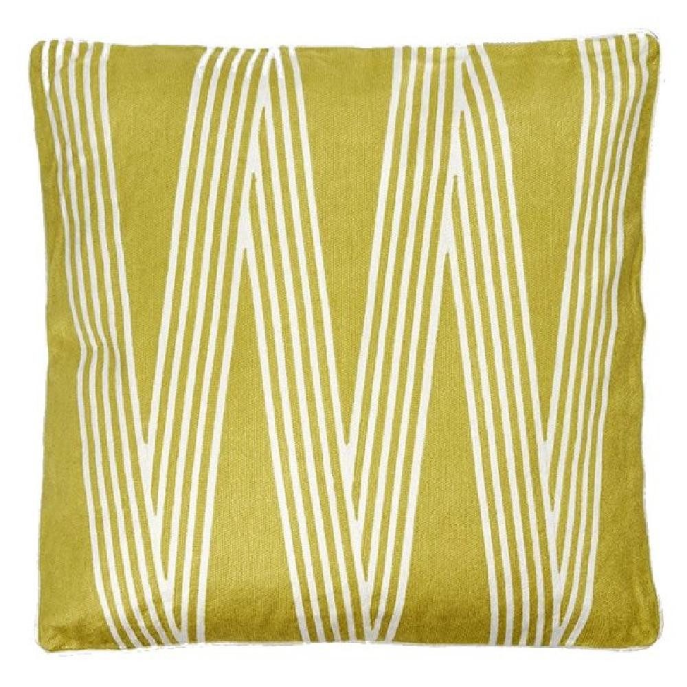 Lambert Подушкиhülle Подушки Nizza Senf/Weiß (50x50cm)