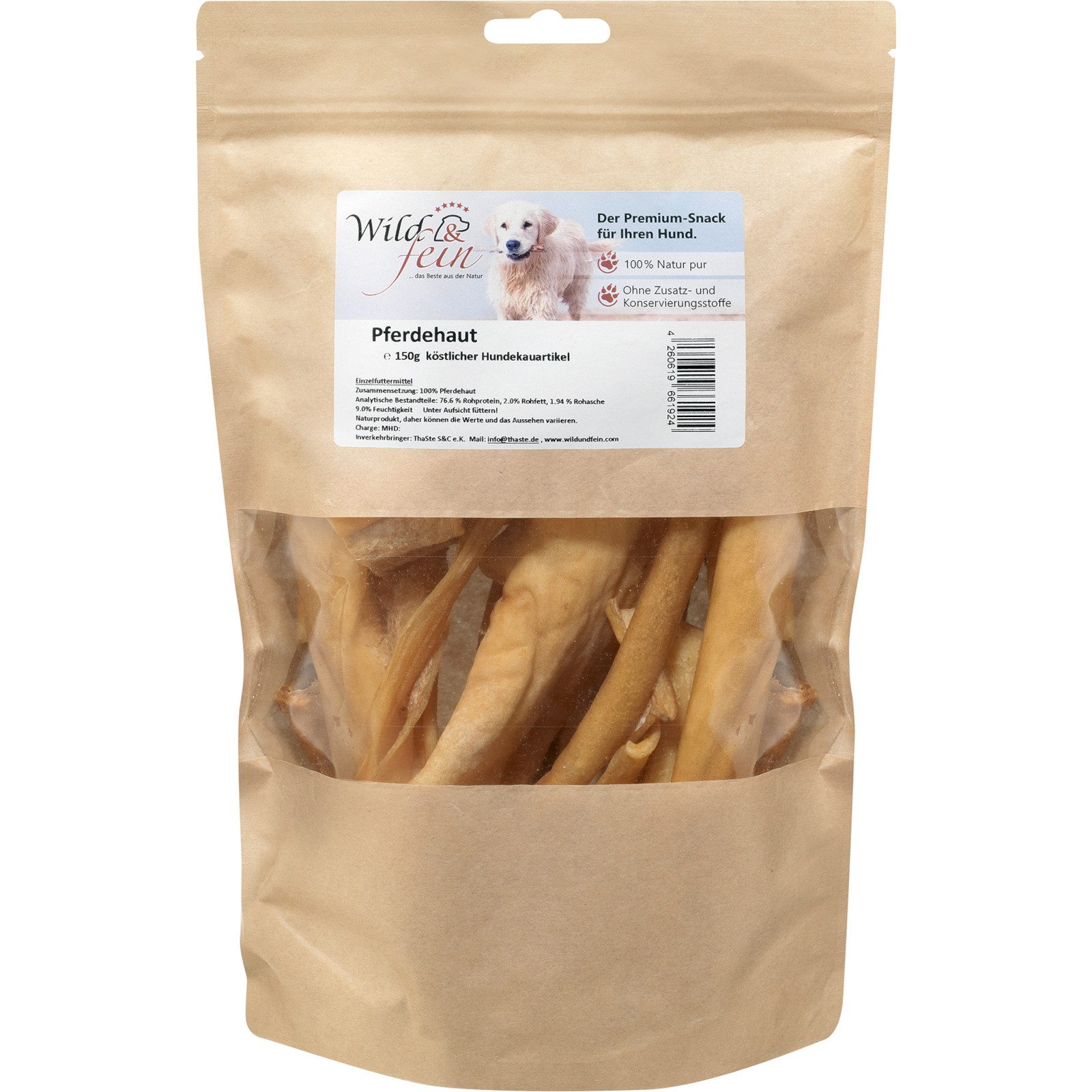 Wild & Fein Pferdehaut, 150 g