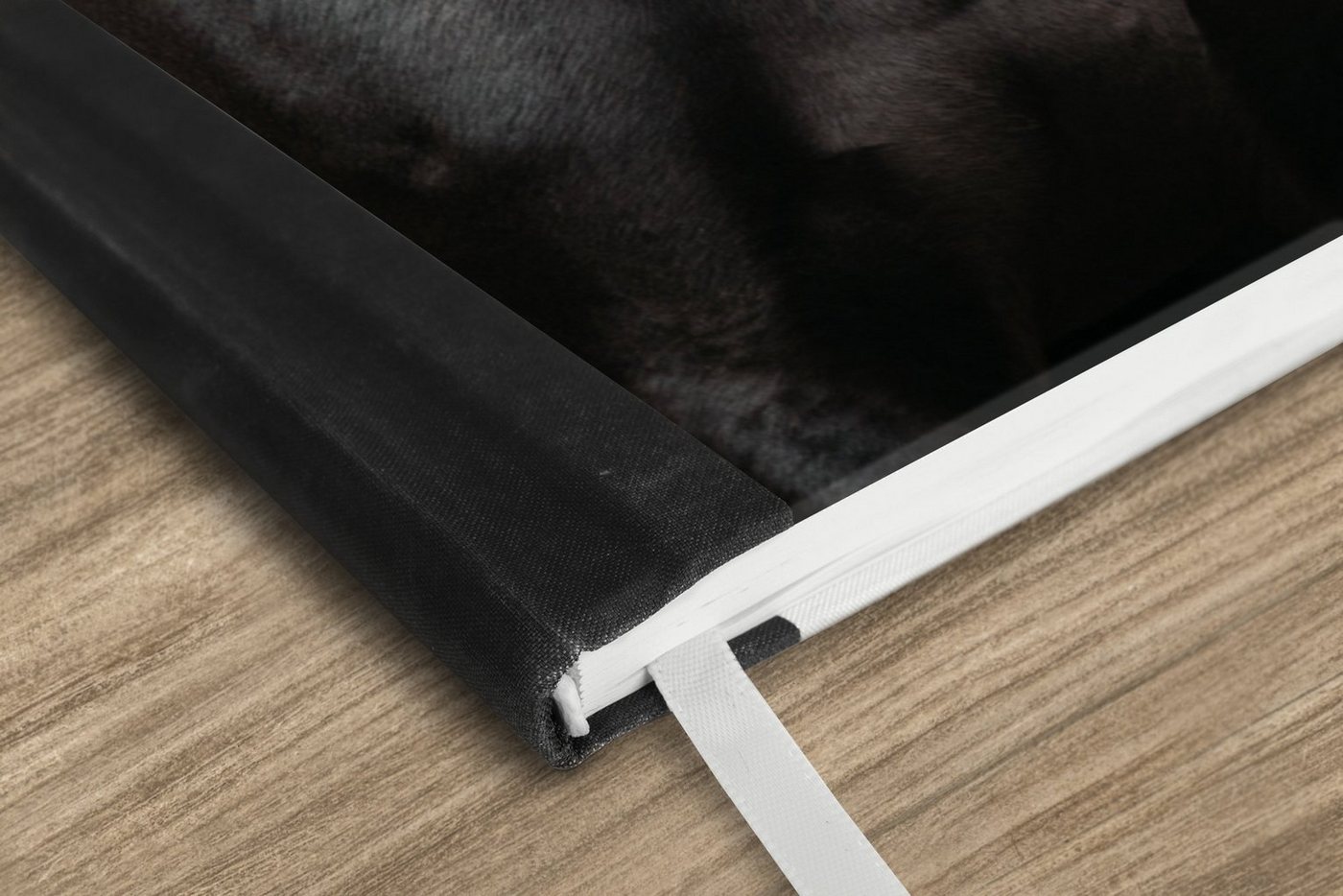 Thumbnail - MuchoWow Notizbuch Pferd - Tier - Schwarz, Notebook, Notizblock a5, Tagebuch, Journal Liniert