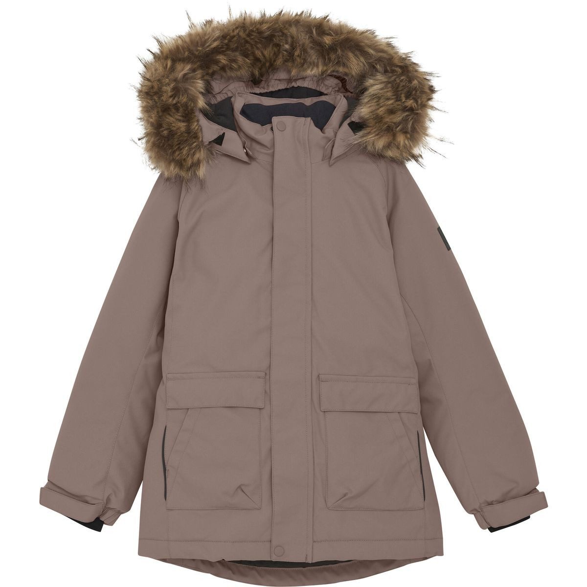 COLOR KIDS Outdoorjacke Parka W. Fake Fur Taped Seams 741750 Warme, strapazierfähige und wetterfeste Schneejacke mit abnehmbarer