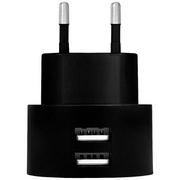 LogiLink USB Steckdosenadapter, 2x USB-Port für Fast USB-Ladegerät