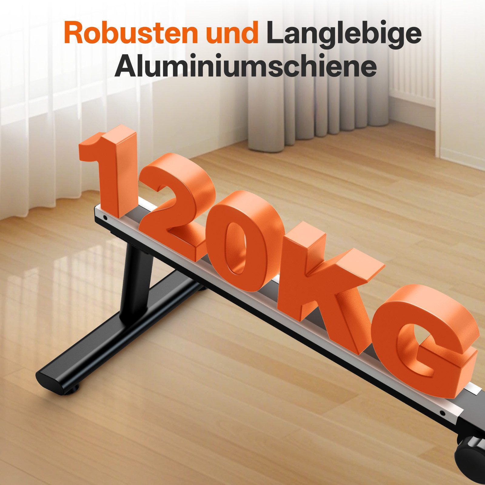 JOROTO Rudergerät Hydraulisches Rudergerät mit 12 Stufen – klappbar, leise, 12 Widerstandsstufen, Hydraulik, 120kg Belastbarkeit – Bild 4 von 5