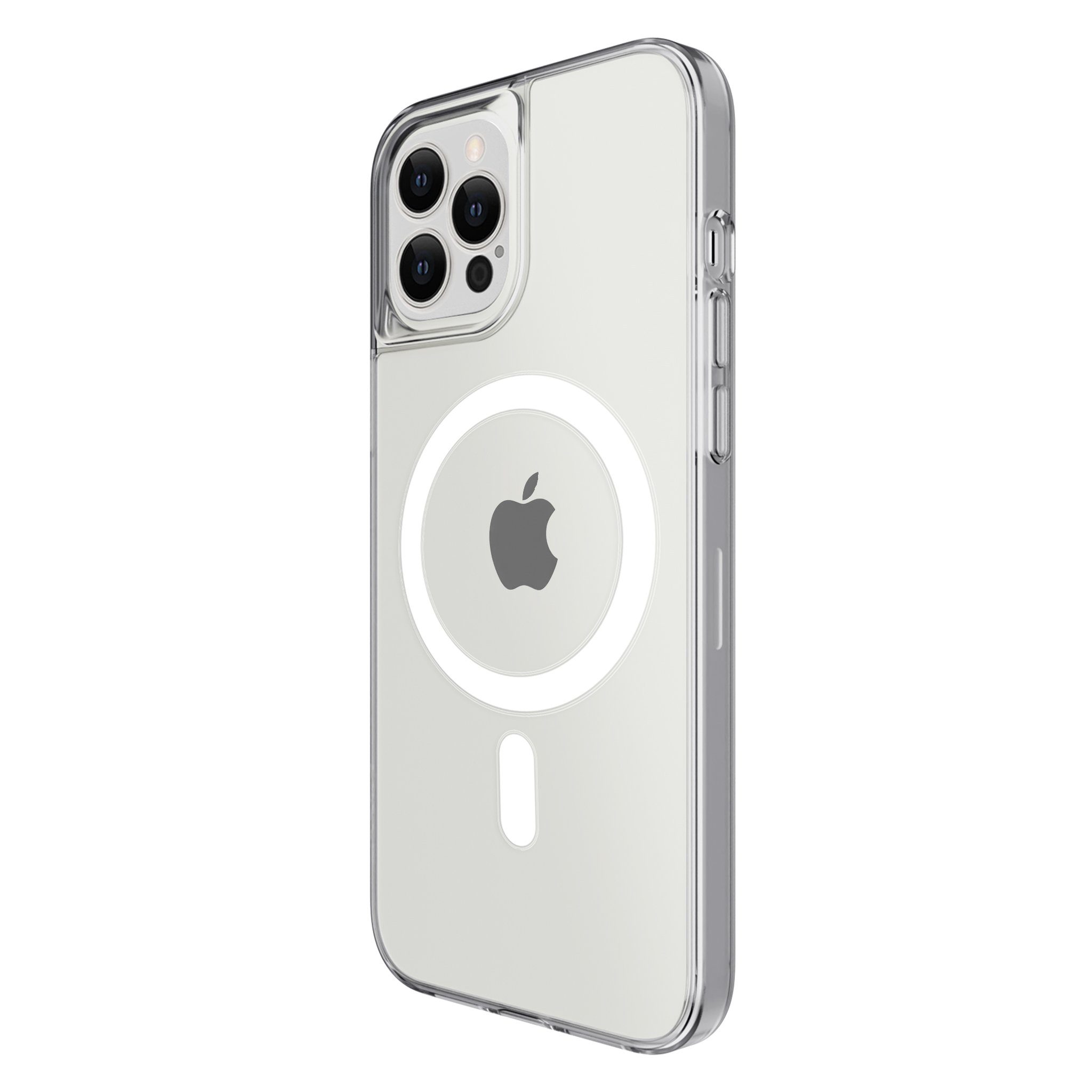 SKECH Handyhülle Crystal MagSafe Case, iPhone 13 Hülle MagSafe, Wireless  Charging (Qi) kompatibel, Kratzfeste UV-Beschichtung, Erhöhter Rand