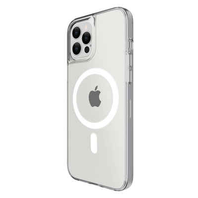 SKECH Handyhülle »Crystal MagSafe Case« Apple iPhone 13 Pro Max, iPhone 13 Hülle MagSafe, Wireless Charging (Qi) kompatibel, Kratzfeste UV-Beschichtung, Erhöhter Rand