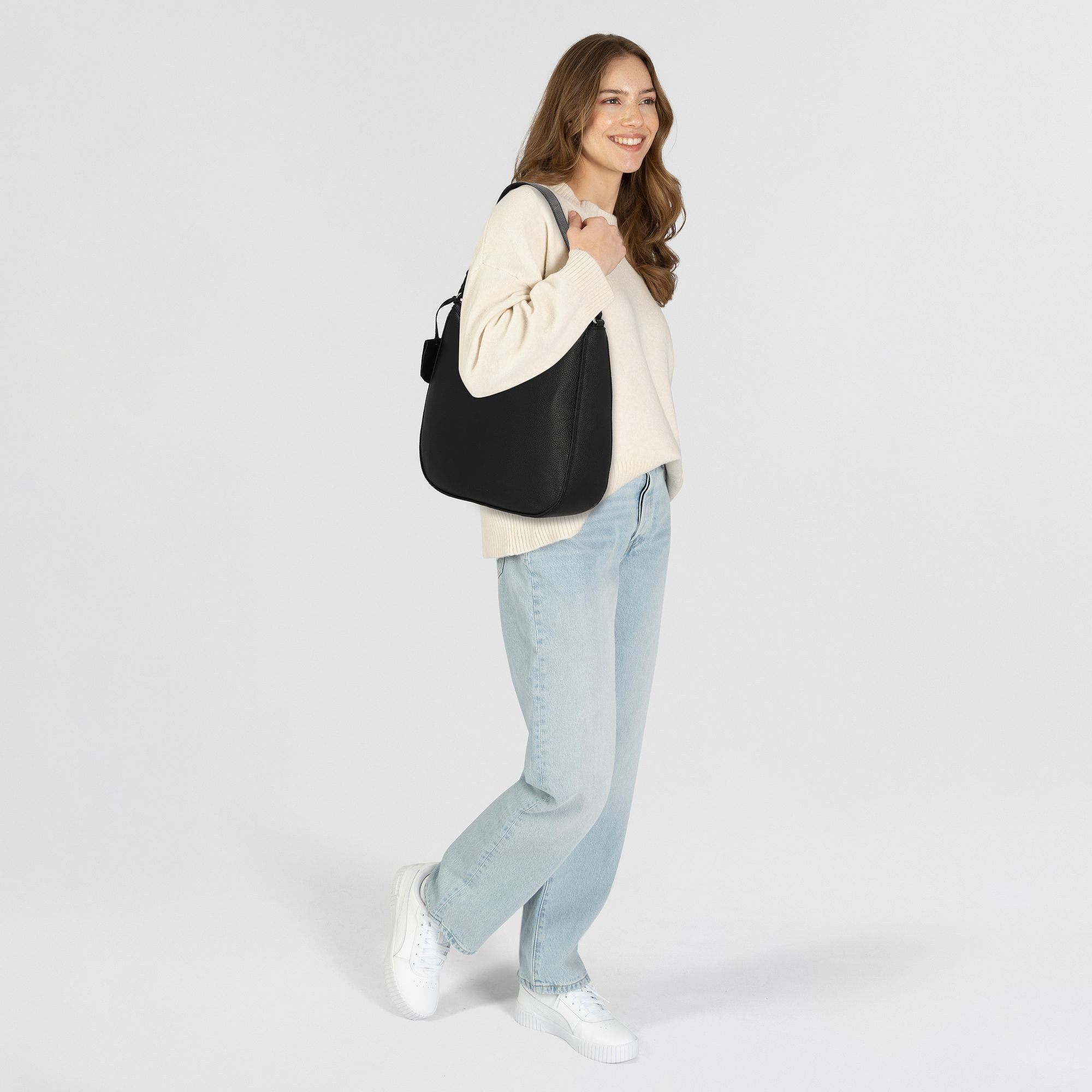 Burkely Schultertasche Always Ava, Leder