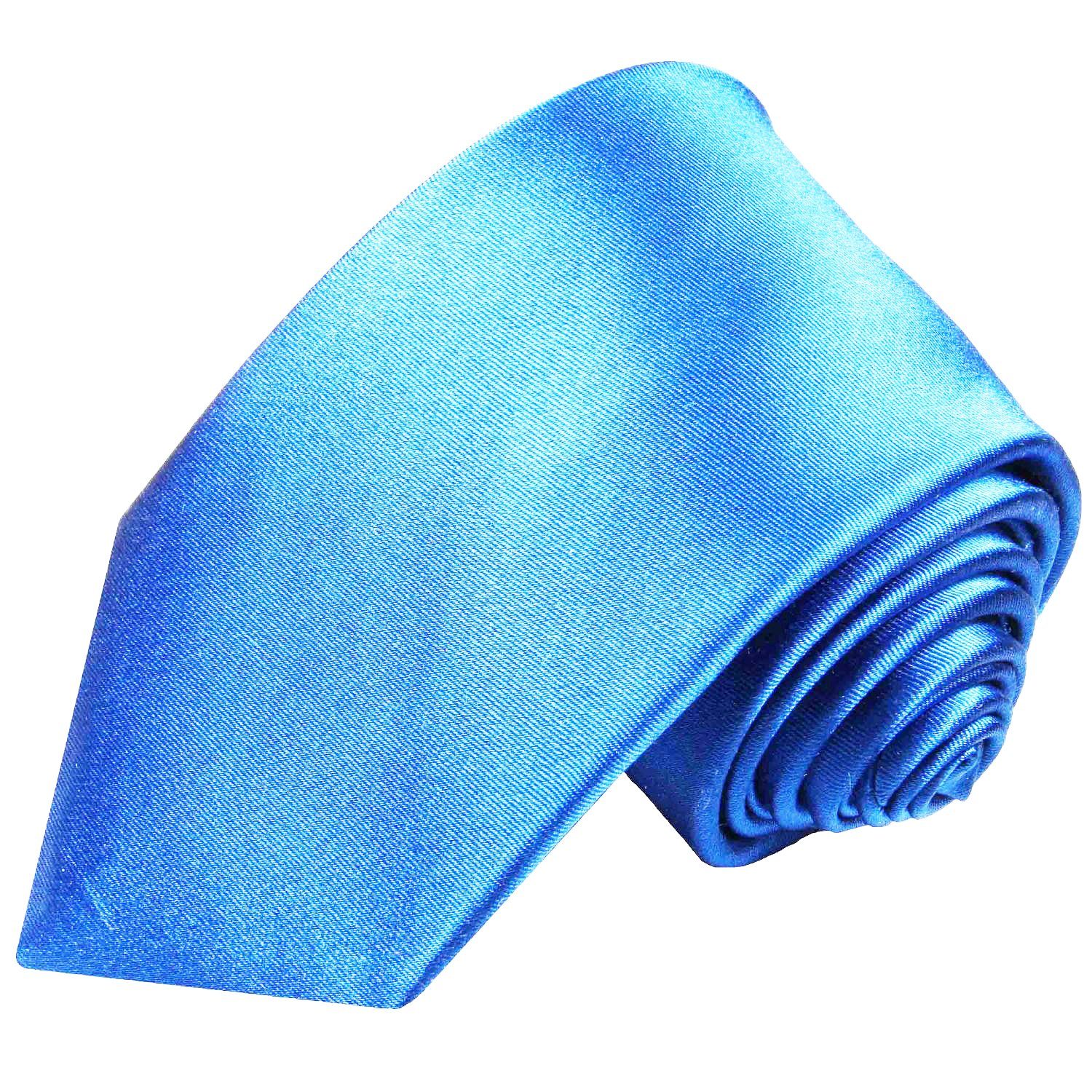 Paul Malone Krawatte für Herren Uni Krawatte Hellblau