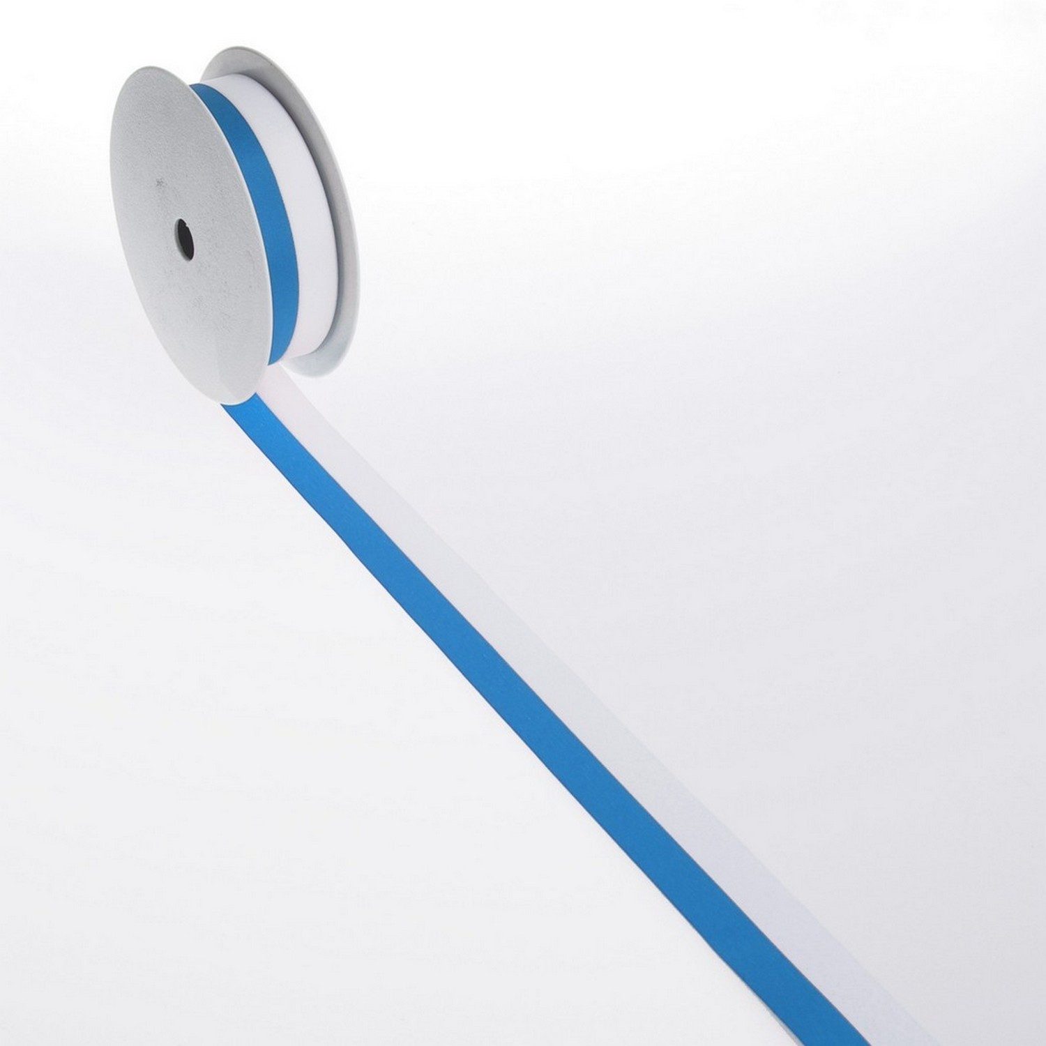 Deko AS Dekoband Vereinsband - blau, weiß - 15 mm x 25 m - 2436 15 81