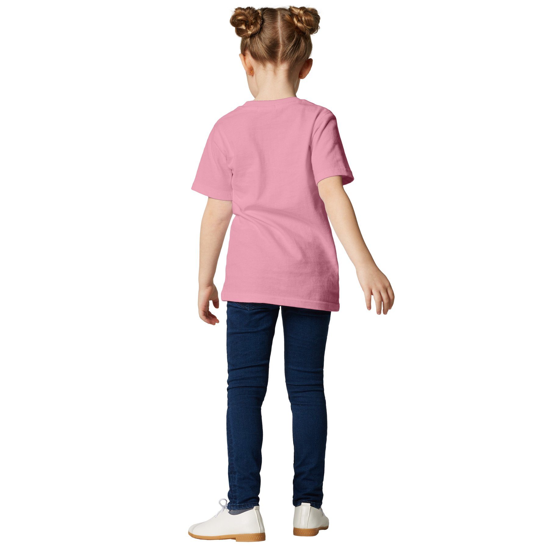 Korientalisch rosa Rundhals T-Shirt T-Shirt dressforfun