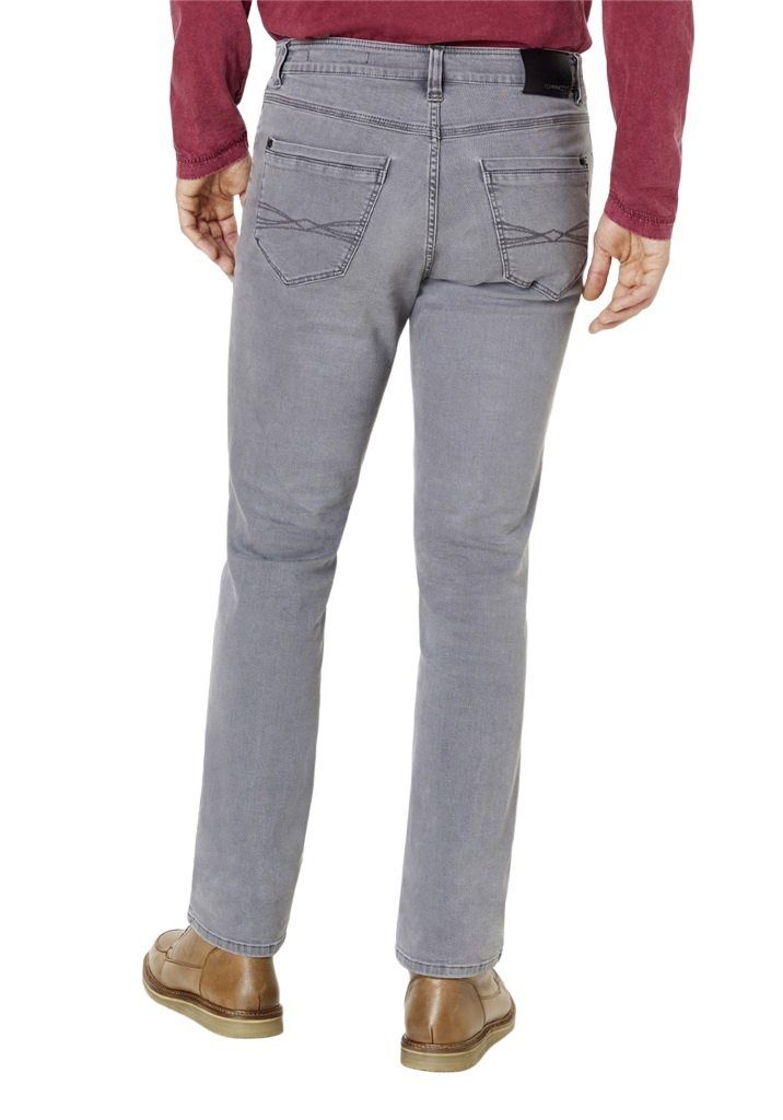 RANGER Paddock's mit PIPE Stretch grey Slim-fit-Jeans stone