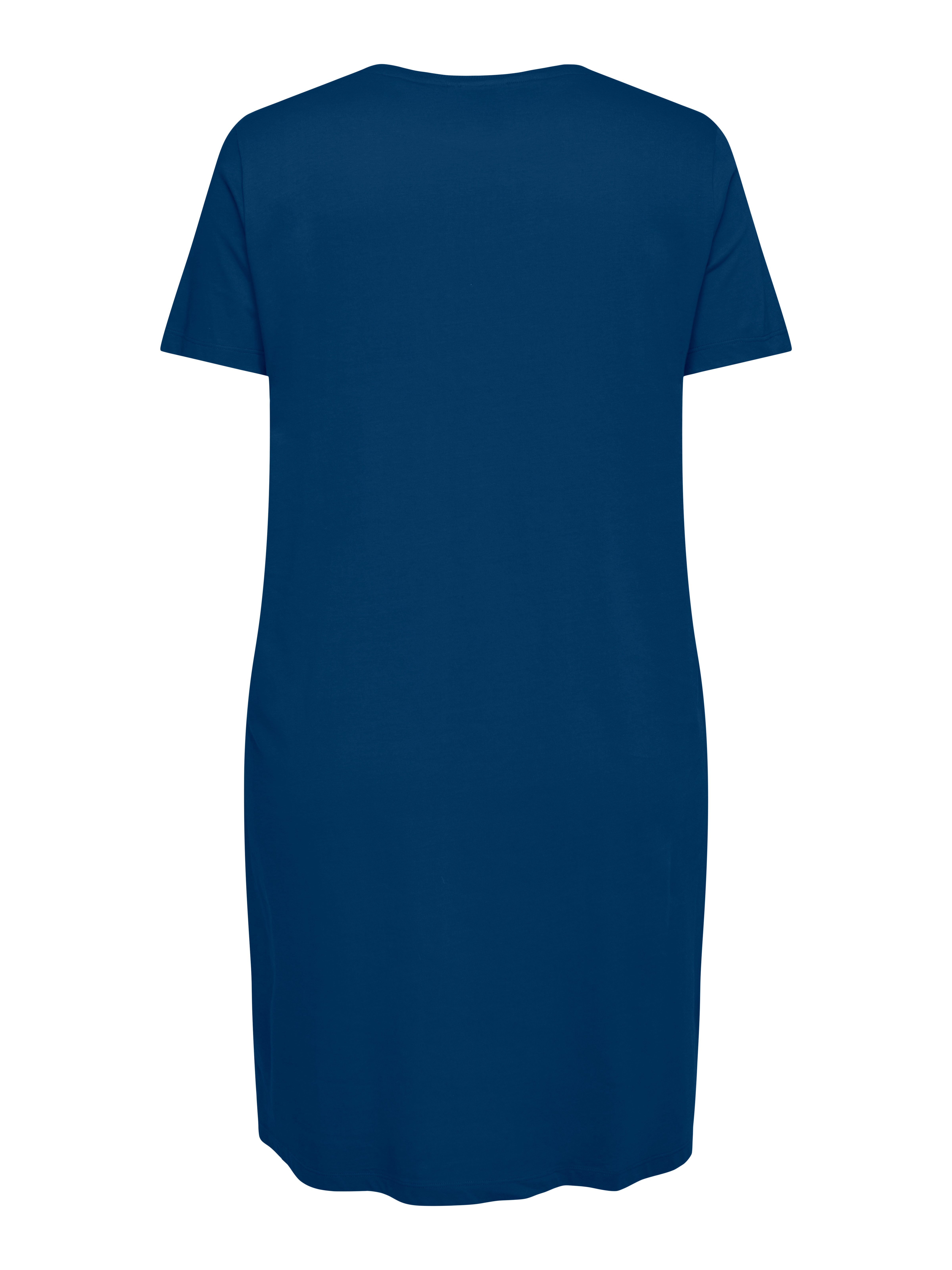 ONLY CARMAKOMA Jerseykleid CARANITA LIFE S/S O-NECK ABK DRESS JRS