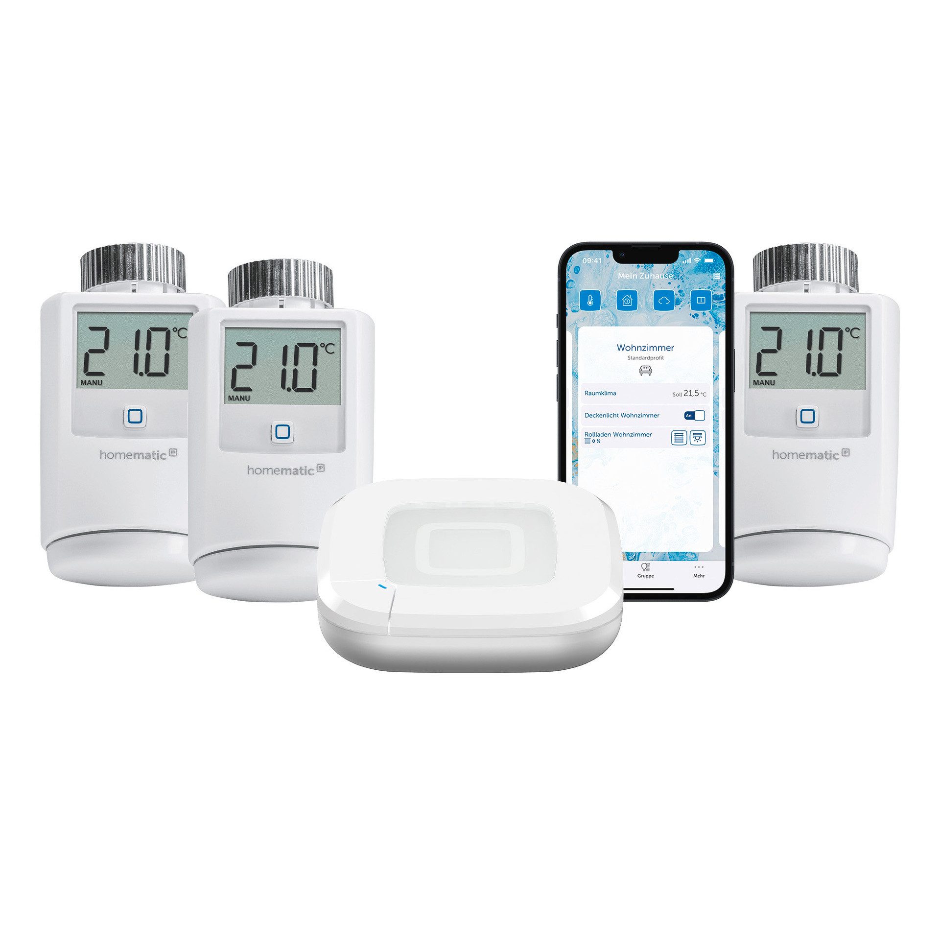 Homematic IP Heizkörperthermostat Starter Bundle Нагревать für 3 Heizkörper