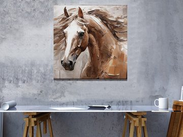 beties Kunstdruck POP-Collection, Pferd (1 St), DIY Gobelin Stoff-Zuschnitt Acryl-Art-Optik ca. 47x47 cm