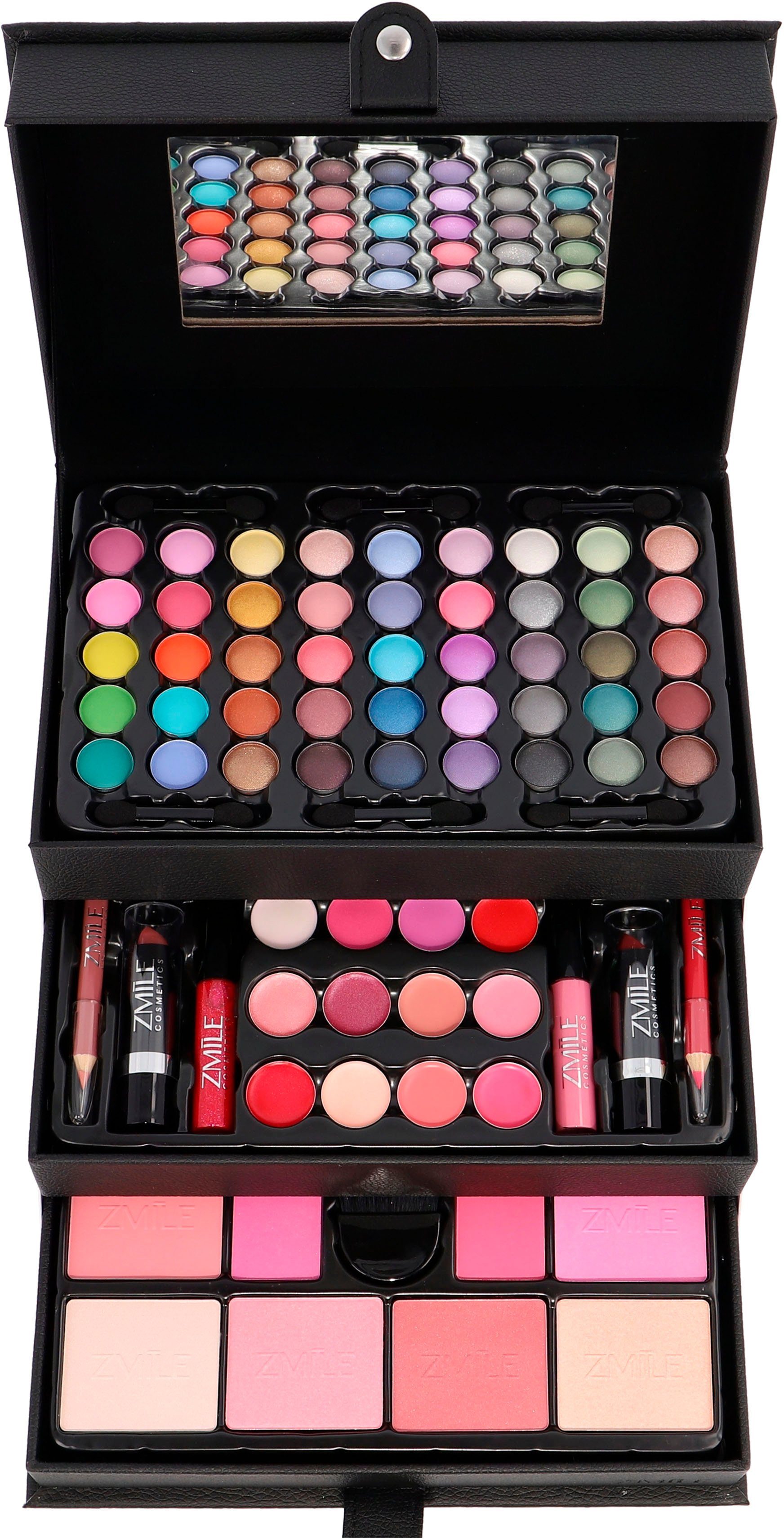 Beauty Case' 82-tlg., ZMILE black, Kosmetik-Koffer vegane COSMETICS Kosmetik