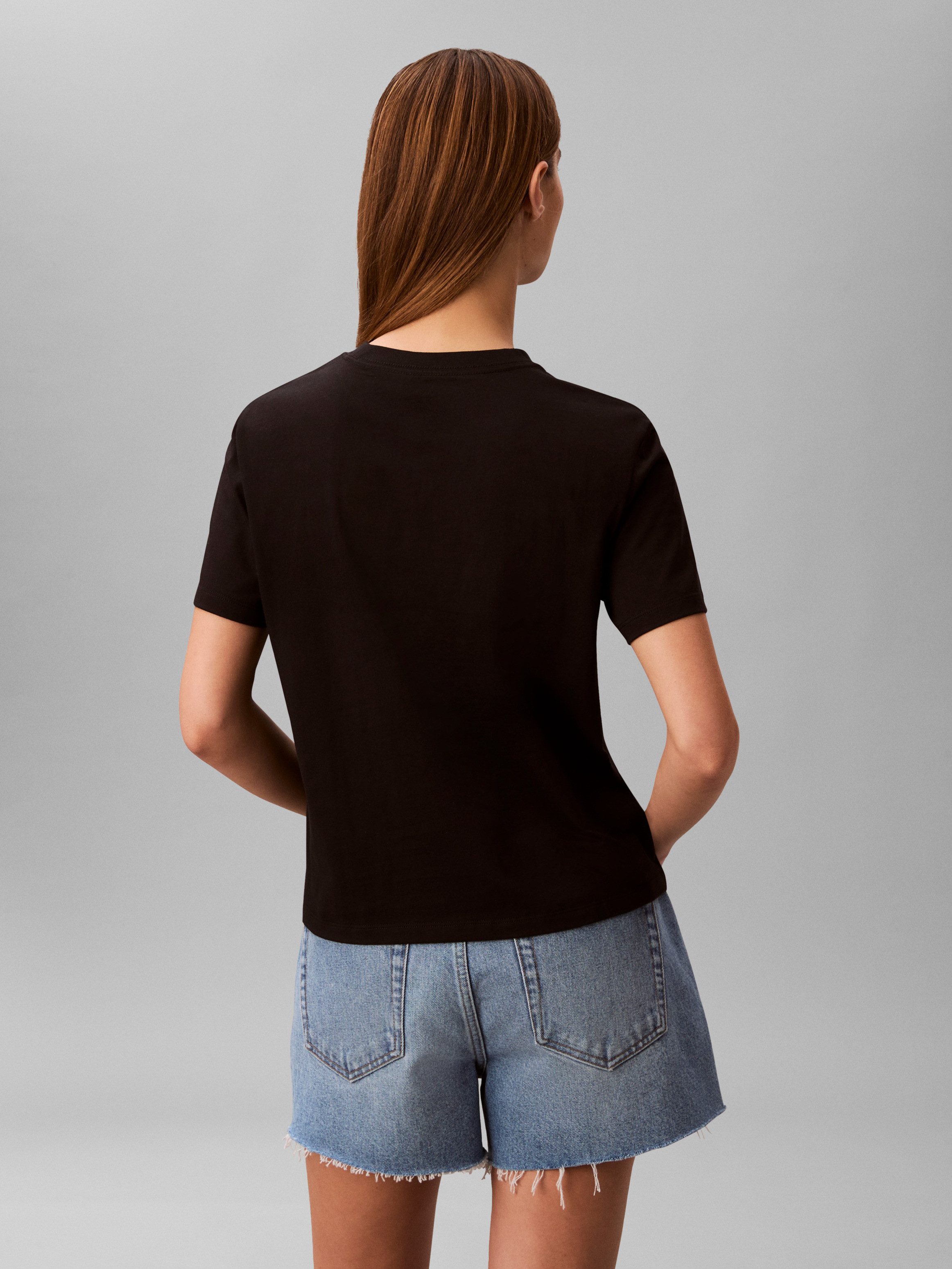 Calvin Klein Jeans T-Shirt CLASIC MONOLOGO TEE Regular fit mit Rundhalsauss günstig online kaufen