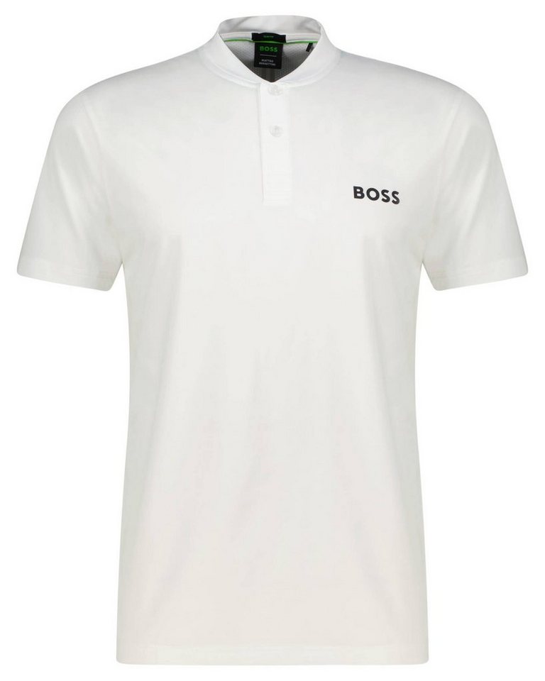 BOSS T-Shirt Herren T-Shirt PARIQ MB 1 (1-tlg), Dekoratives Streifenmuster  mit Logo-Print hinten