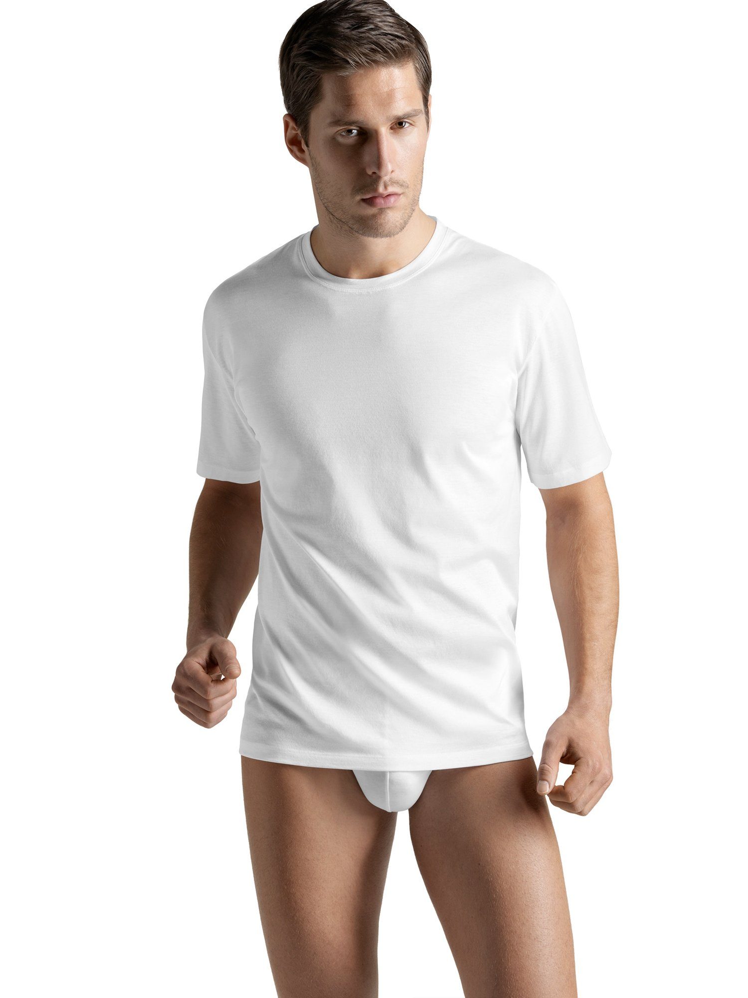 Hanro T-Shirt Cotton Sporty (1-tlg) white