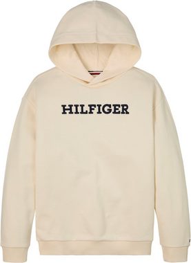 Tommy Hilfiger Kapuzensweatshirt U MONOTYPE HOODIE mit Logo-Stickerei auf der Brust