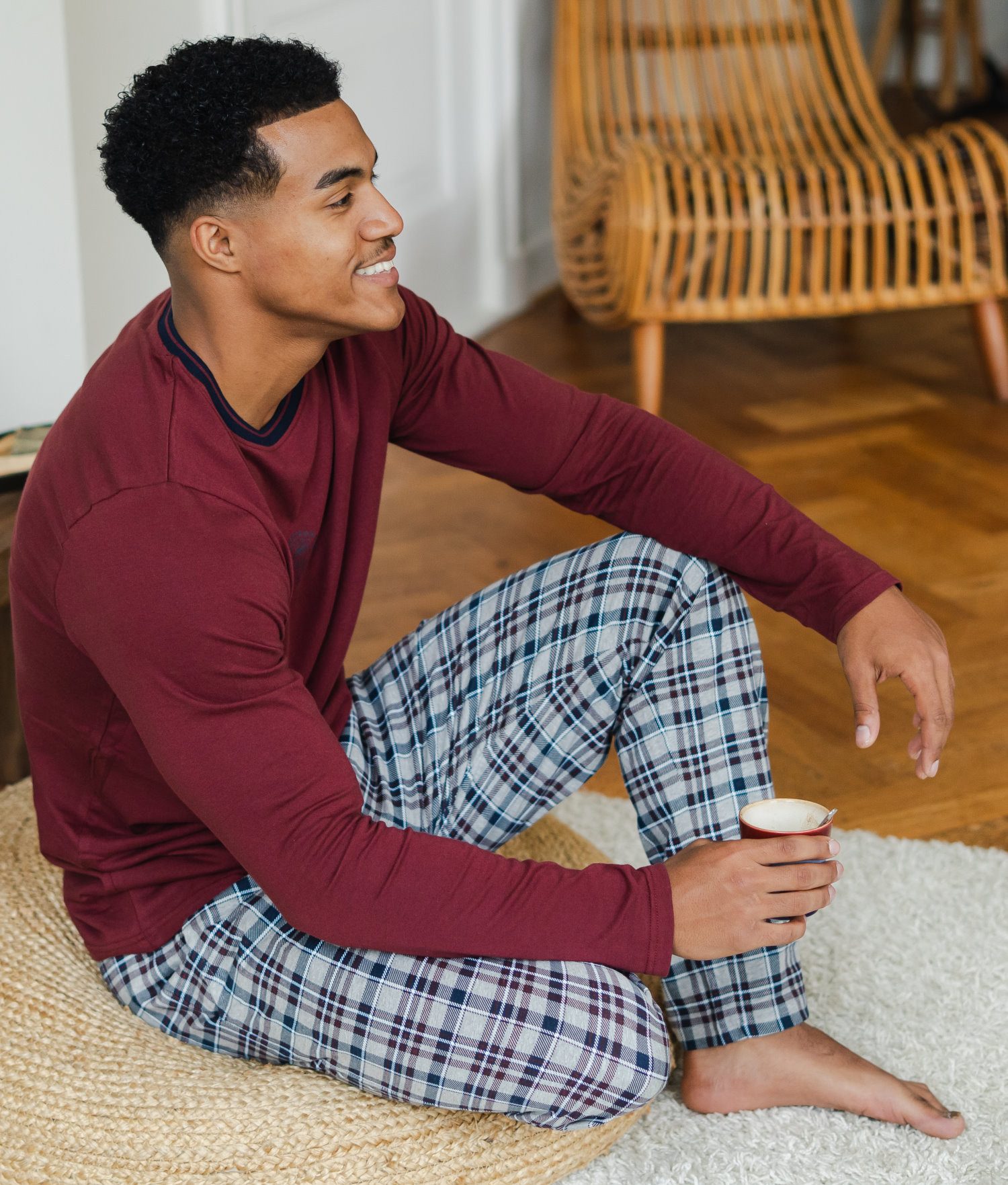 Phil & Co. Pyjamaoberteil Herren Pyjamashirt günstig online kaufen