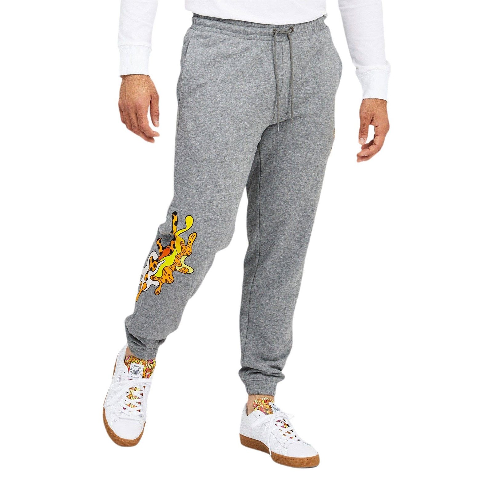 PUMA Jogginghose Hose Puma X Britto Sweatpants elastischer Hosenbund mit Kordelzug