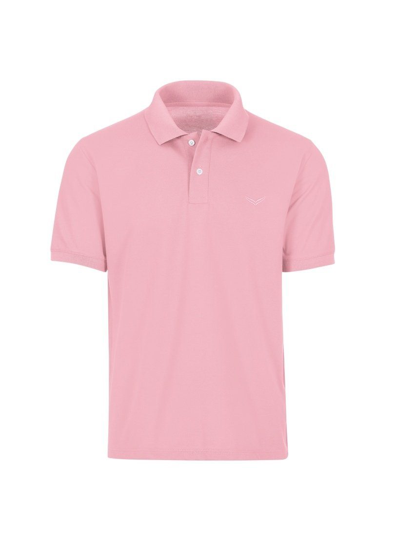 Poloshirt Poloshirt Trigema DELUXE rosé TRIGEMA Piqué