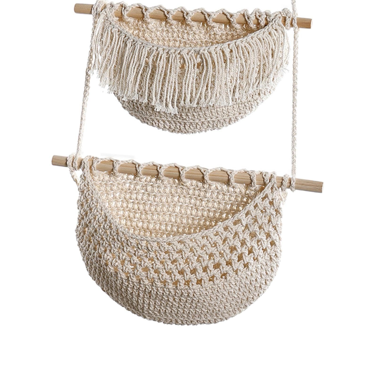 Coonoor Hängekorb 3-Stöckiger Hängeorganizer, Hohe Kapazität Hängeaufbewahr günstig online kaufen