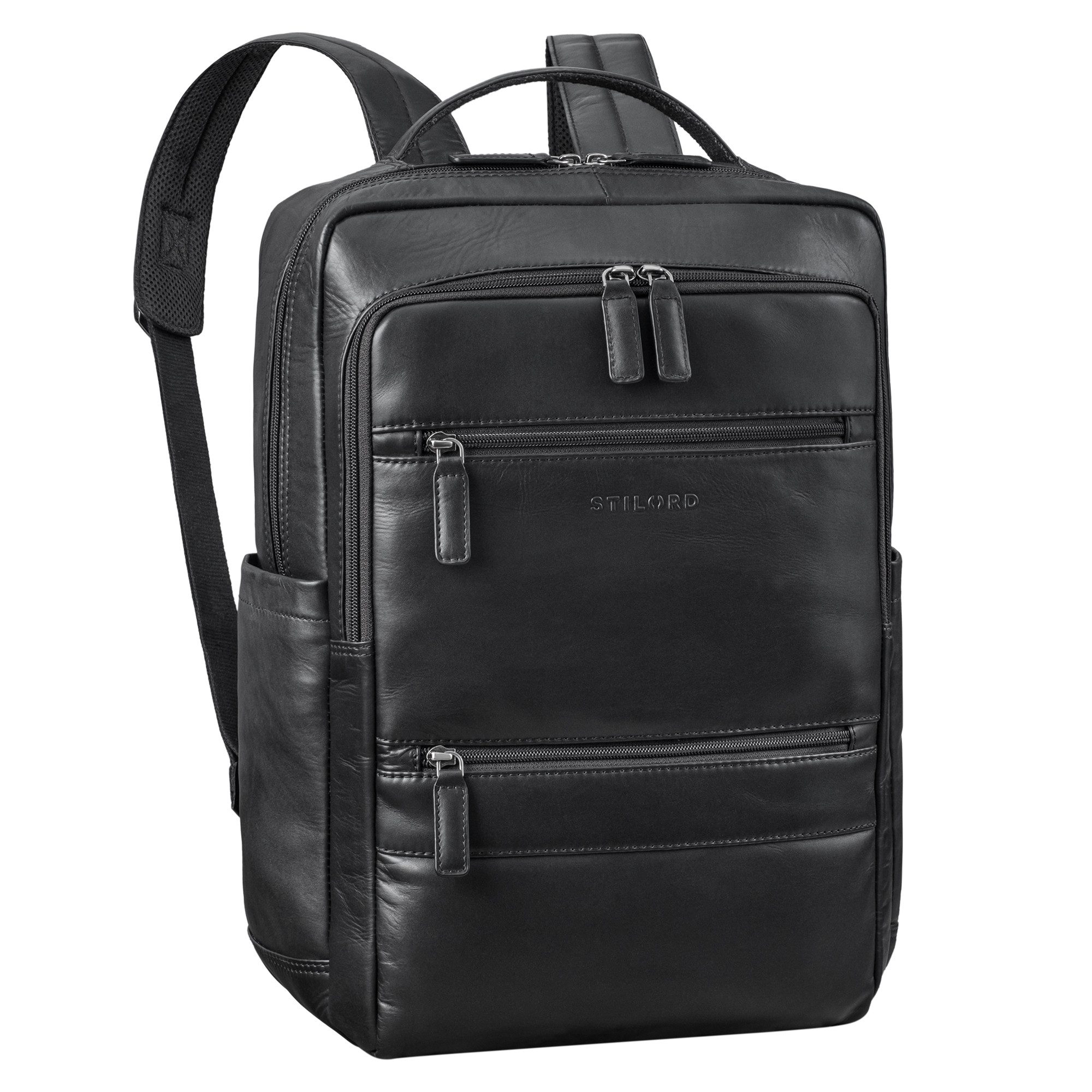 Notebook-Rucksack "Torben" 15 - 16 Zoll Laptop-Rucksack Leder Groß für Herren & Damen