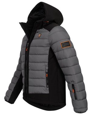 Geographical Norway Parka Winter Jacke Parka Steppjacke Kapuze Kapuzenjacke Parka Outdoor Stepp