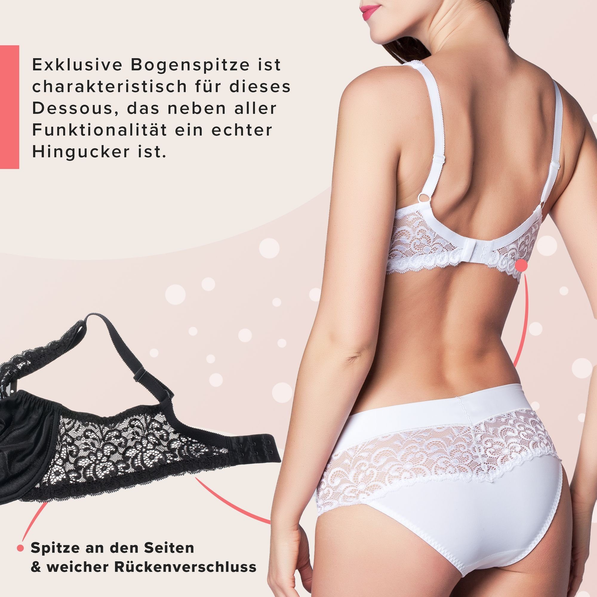 Miss Perfect Minimizer-BH 5557 mit Bügel und exklusiver Bogenspitze in Größe B-D 75-110, E 75-105