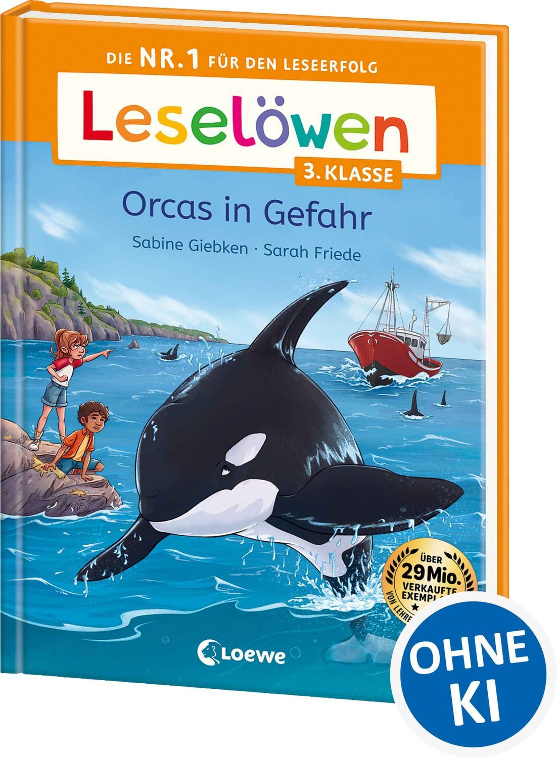 Leselöwen 3. Klasse - Orcas in Gefahr / Sabine Giebken