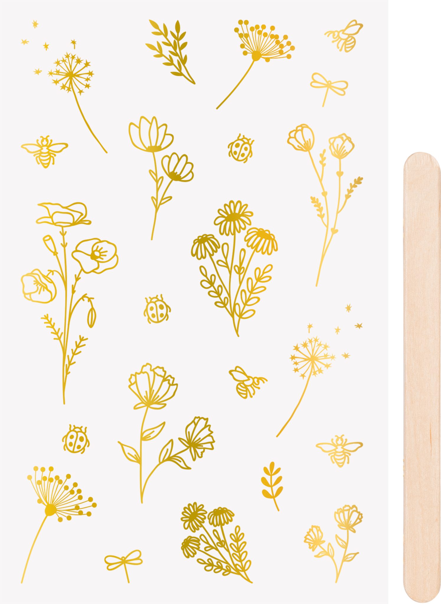 Sticker Heyda 203780961 RubSticker Blumen go