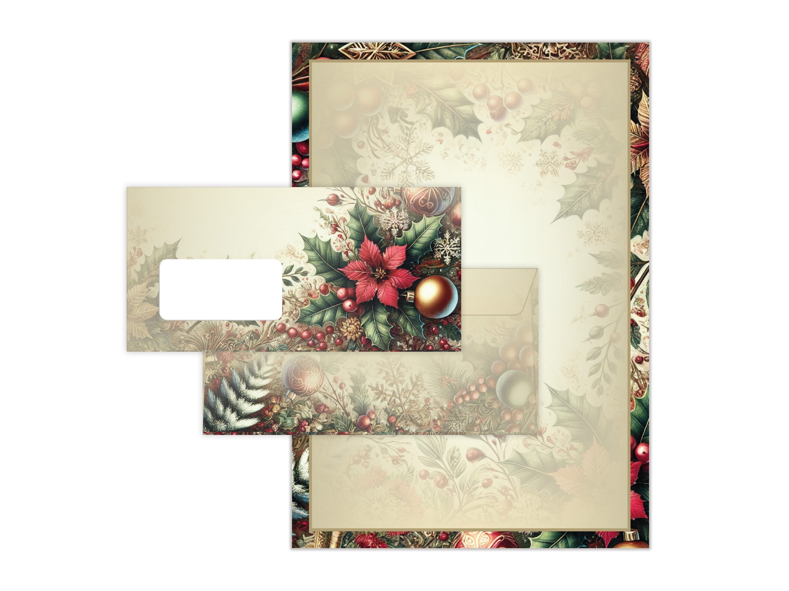 25 Briefbögen + 25 Umschläge