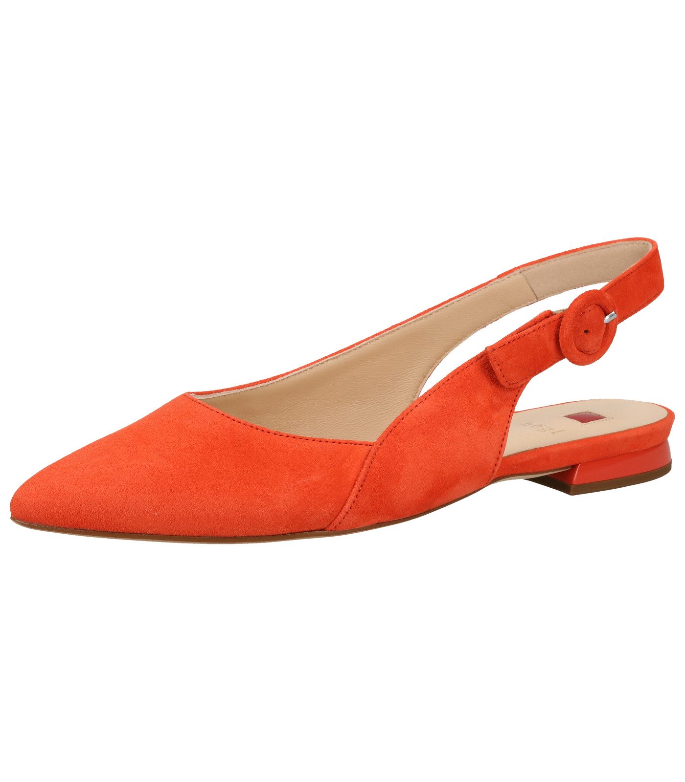 Högl Damen Ballerinas 'Kate' In Almond – Weite Passform, 41 EU, Mit 2 Cm Blockabsatz