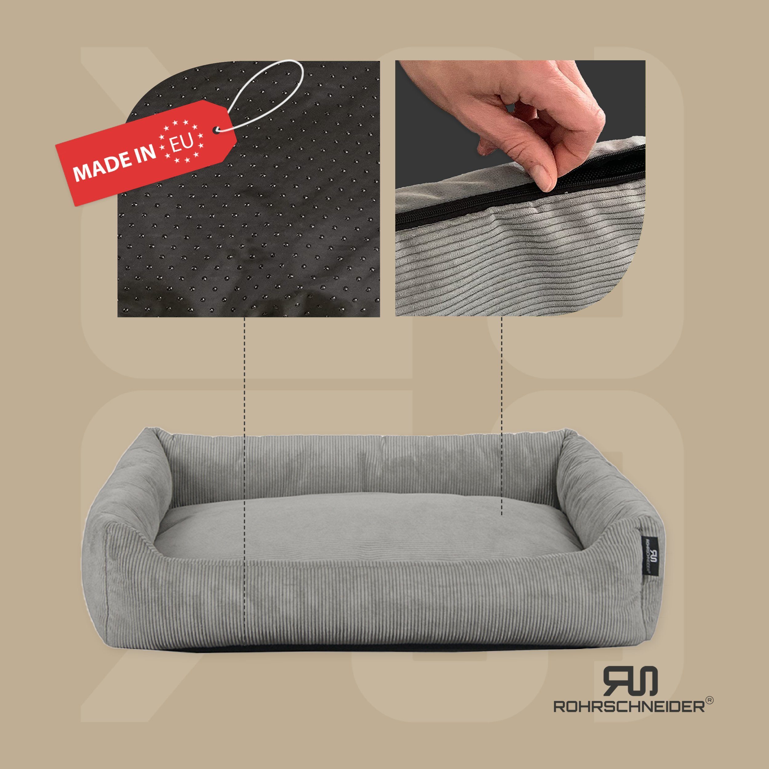 Rohrschneider Tierbett Katzenbett mit Kissen aus günstig online kaufen