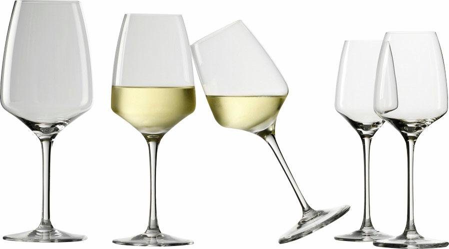 Stölzle Gläser-Set EXPERIENCE, 6-tlg., Kristallglas, außergewöhnliche Formgebung, 6-teilig