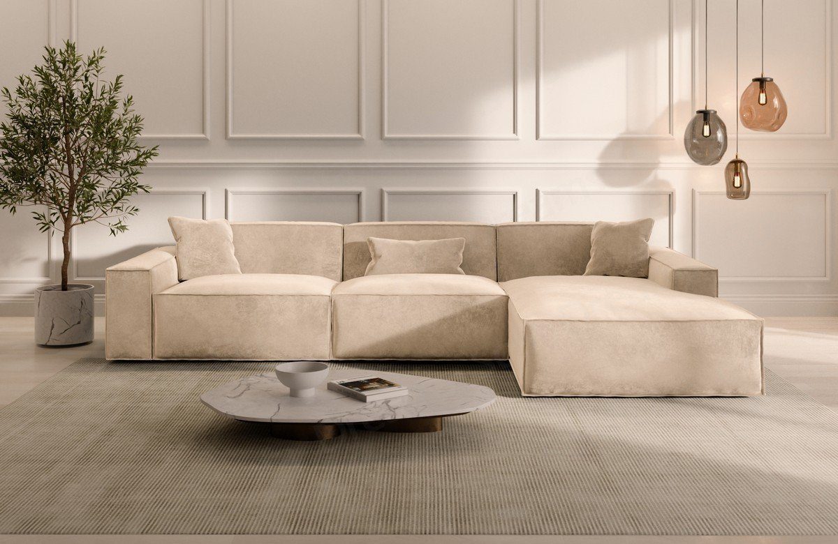 Sofa Dreams Ecksofa Stoffsofa Sofa Polstercouch Modern Formenta L Form Kurz Eckcouch, Loungesofa