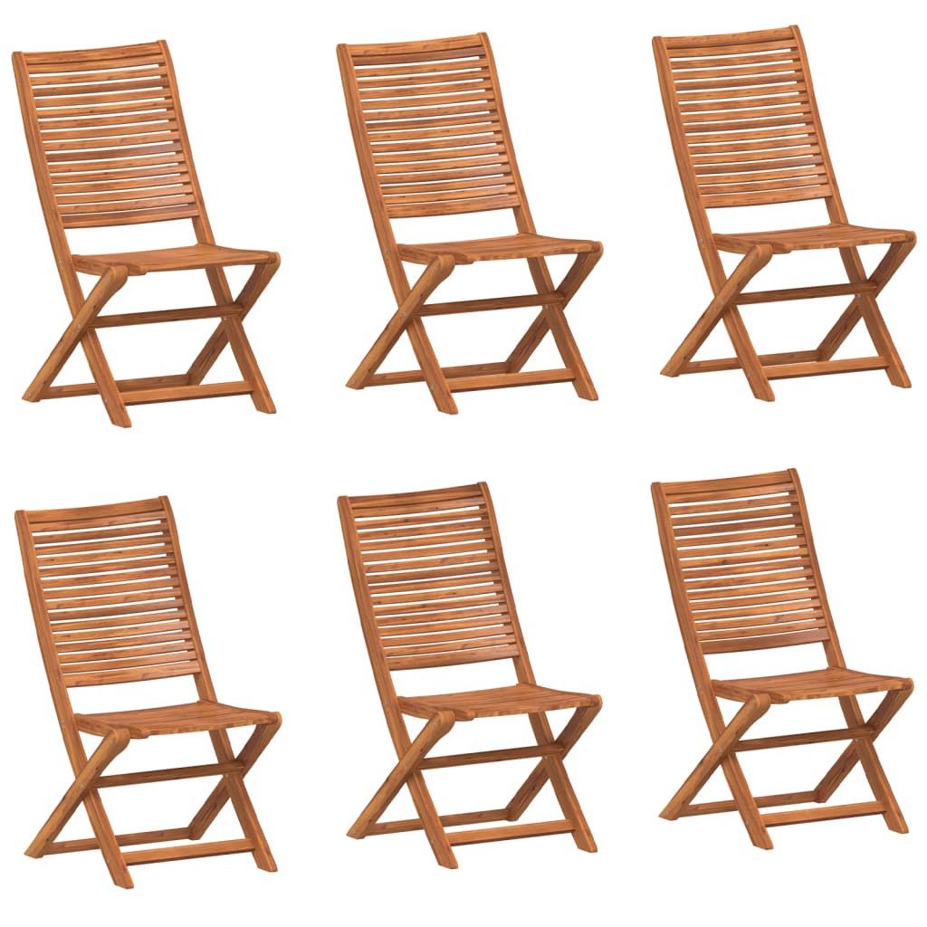vidaXL Gartenstuhl Gartenstühle 6 Stk. Klappbar günstig online kaufen